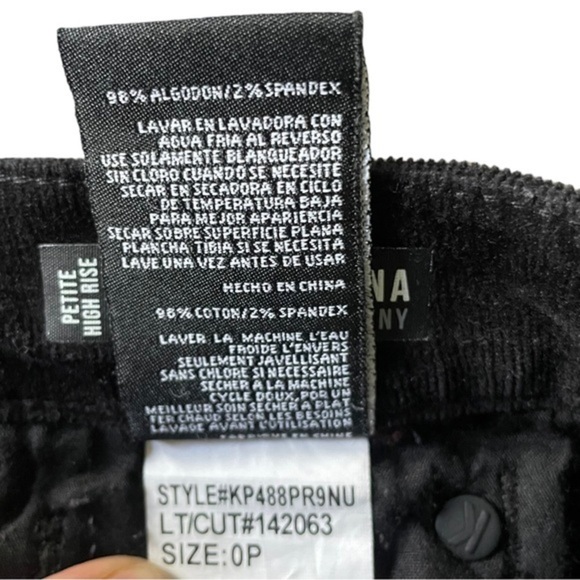 Kut From the Kloth Petite High Rise DIANA Fab Ab Skinny Corduroy Pants Size 0P - Picture 13 of 13